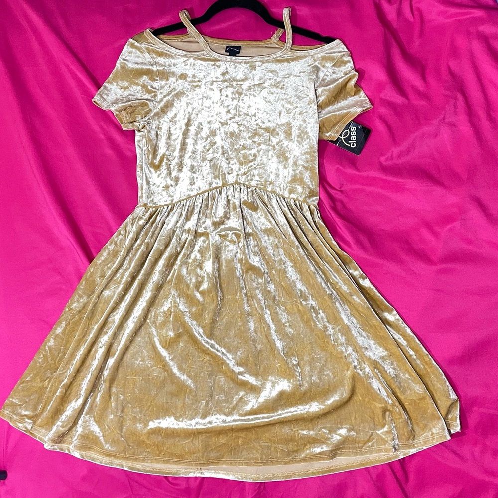 Yellow|golden dress NWT